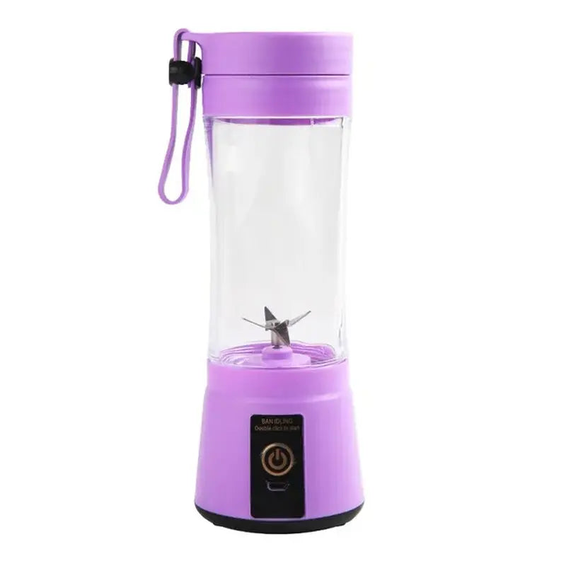 Portable Fruit Juice Blenders Summer Personal Electric Mini Bottle Home USB 6 Blades Juicer Cup Machine for Kitchen - DynamicDrop Hub