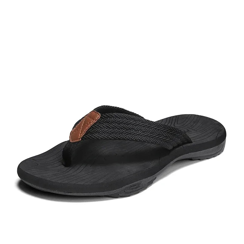 Men’s Summer Flip Flops – Non-Slip Casual Slides, Comfortable Outdoor Beach Sandals