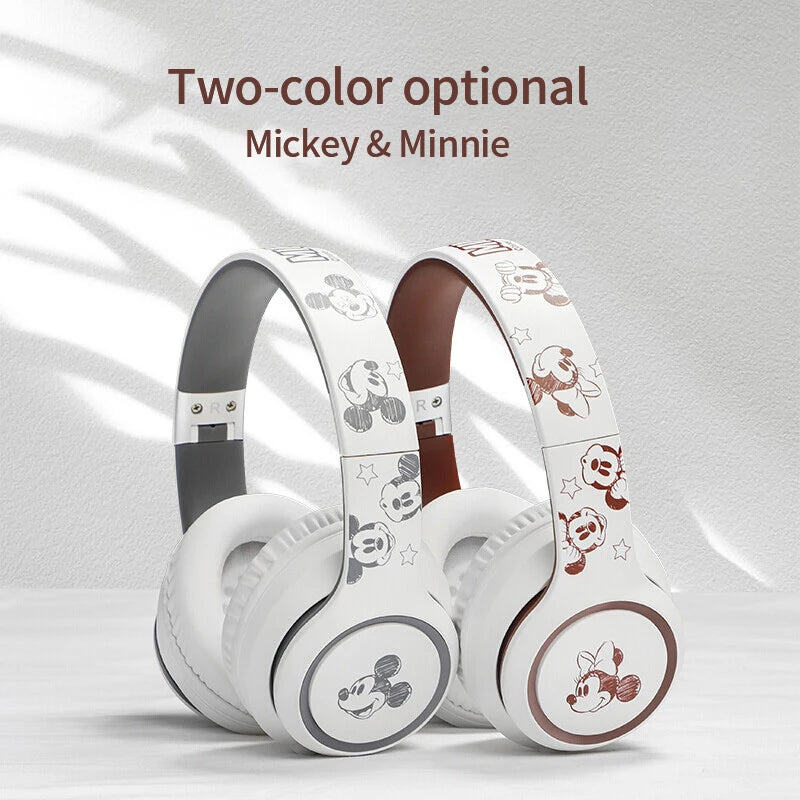 Disney E08 Mini Mickey Earbuds Head-Mounted TWS Wireless Bluetooth Earphone Hifi Sound Game Headset Dedicated for Apple Android