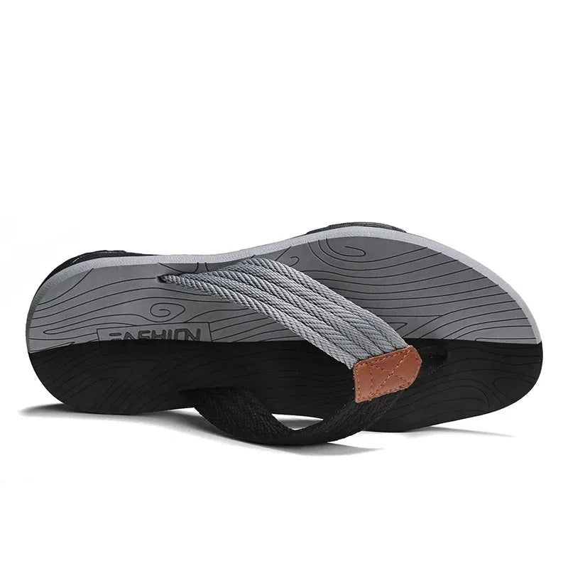 Men’s Summer Flip Flops – Non-Slip Casual Slides, Comfortable Outdoor Beach Sandals