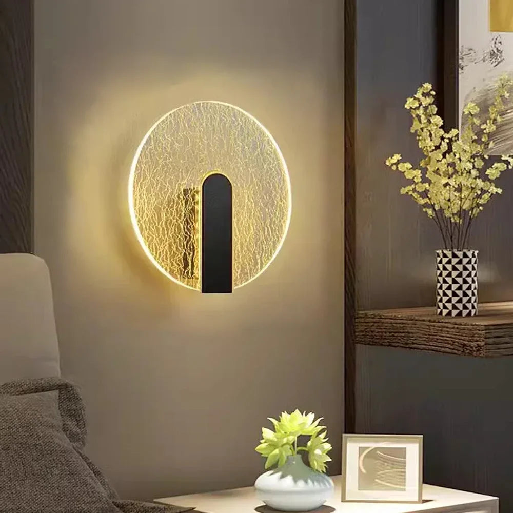 Nordic LED Wall Lamp Creative Wall Sconce Acrylic Lampshade for Bedroom Stairway Wall Light LED Bedside Decorative Lamp