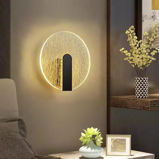 Nordic LED Wall Lamp Creative Wall Sconce Acrylic Lampshade for Bedroom Stairway Wall Light LED Bedside Decorative Lamp