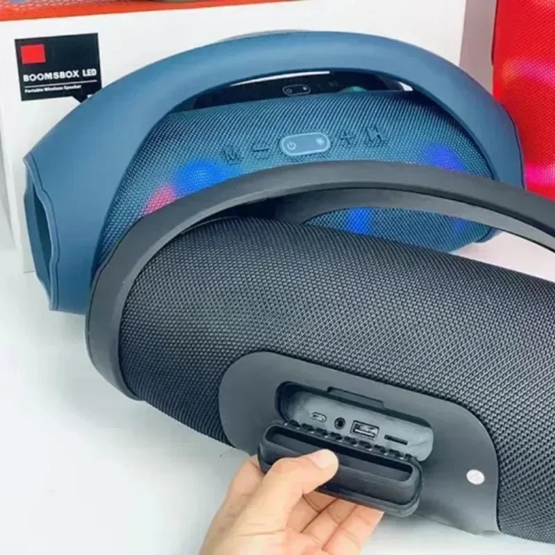 Portable Waterproof 100W High Power Bluetooth Speaker with RGB Lights