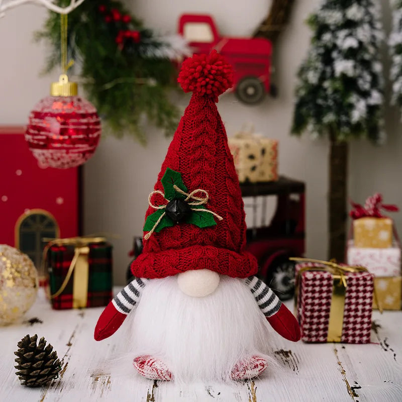 30Cm Glowing Gnome Christmas Decorations Faceless Plush Dolls Elf Home Ornaments Navidad New Year Gift
