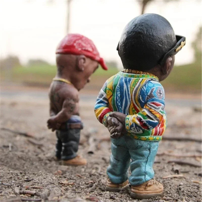 Tupac Figurine - Iconic Rapper Statue for Hip Hop Fans | Cool Desktop Ornament for Home, Office, or Living Room Decor