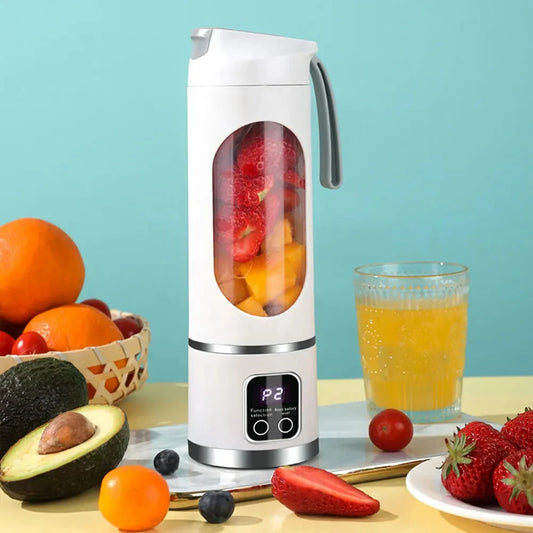 Portable 12-Blade Electric Juicer Cup – The Ultimate On-the-Go Blender
