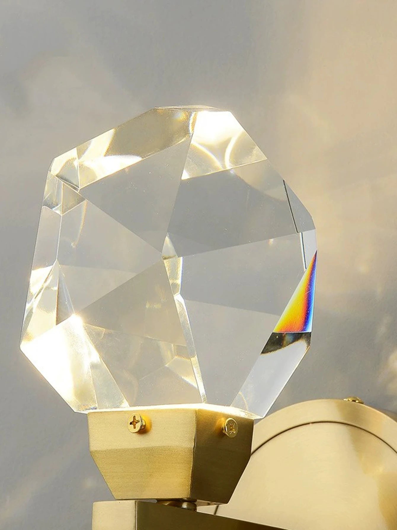 Modern Gold Crystal Led Wall Lamp for Living Room Background Wall Bedside Corridor Street Wall Light Sconces Luxury Home Decor