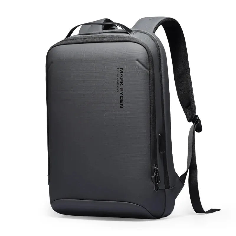 MARK RYDEN Slim Laptop Backpack for Men Business Minimalist Backpack YKK Zipper Scratch Resistant with USB