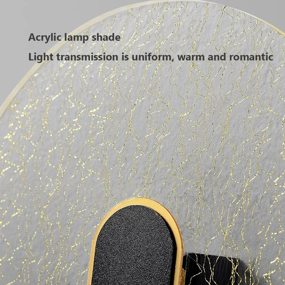 Nordic LED Wall Lamp Creative Wall Sconce Acrylic Lampshade for Bedroom Stairway Wall Light LED Bedside Decorative Lamp
