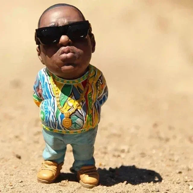 Tupac Figurine - Iconic Rapper Statue for Hip Hop Fans | Cool Desktop Ornament for Home, Office, or Living Room Decor