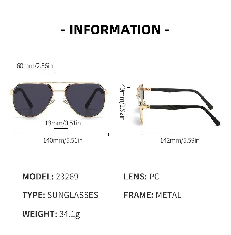 Maybach S-Class Luxury Sunglasses – UV Protection Goggles for S400–S680, GLS480, GLS600 – High-End Car Fashion Eyewear