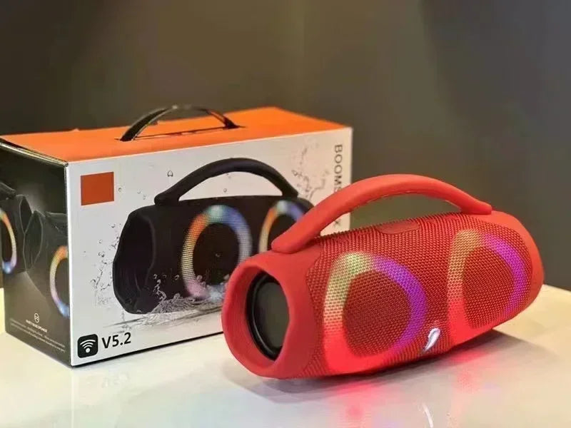 Portable Waterproof 100W High Power Bluetooth Speaker with RGB Lights