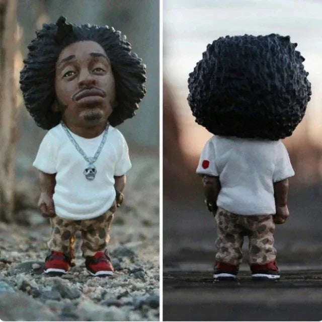 Tupac Figurine - Iconic Rapper Statue for Hip Hop Fans | Cool Desktop Ornament for Home, Office, or Living Room Decor