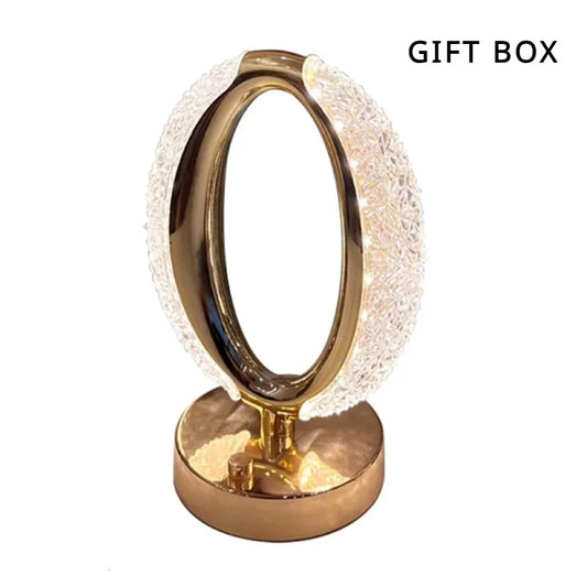 Nordic LED Table Lamp Stepless Dimming USB Charging Touch Switch Home Decoration Bedroom Bedside Living Room Acrylic Desk Lamp