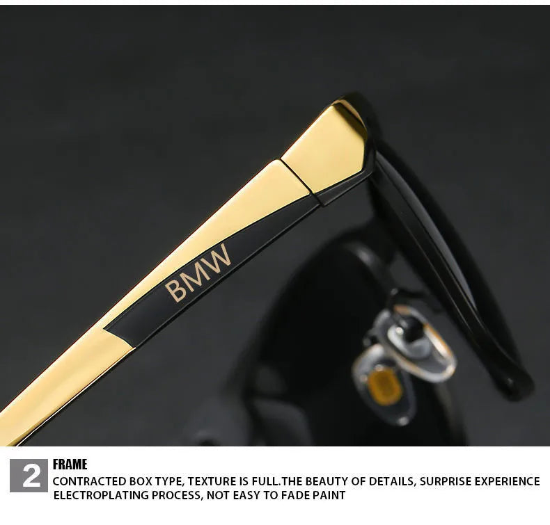 BMW High-End Polarized Driver Sunglasses – Anti-Glare Goggles for X3 X5 X7 F10 F15 F20 F30 G20 G30 E46 E39 E60 E90 G05
