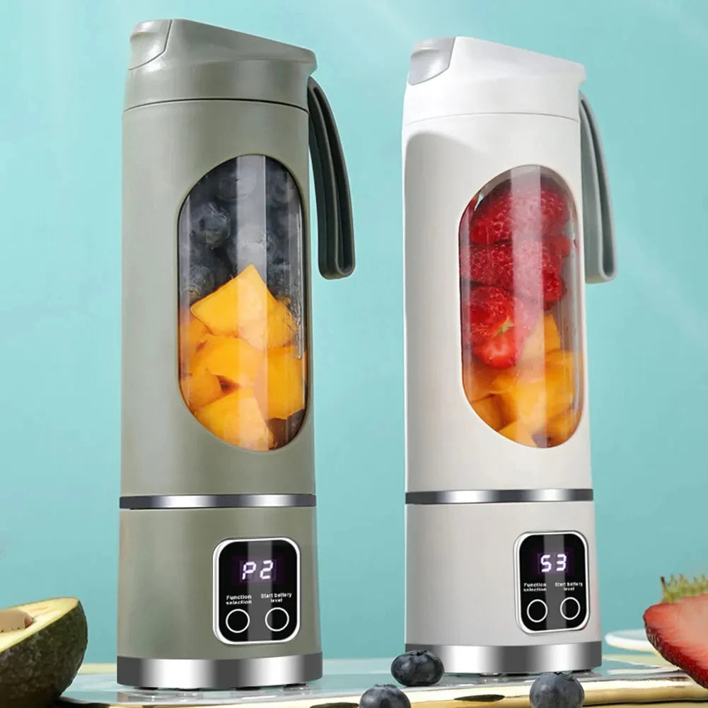 Portable 12-Blade Electric Juicer Cup – The Ultimate On-the-Go Blender