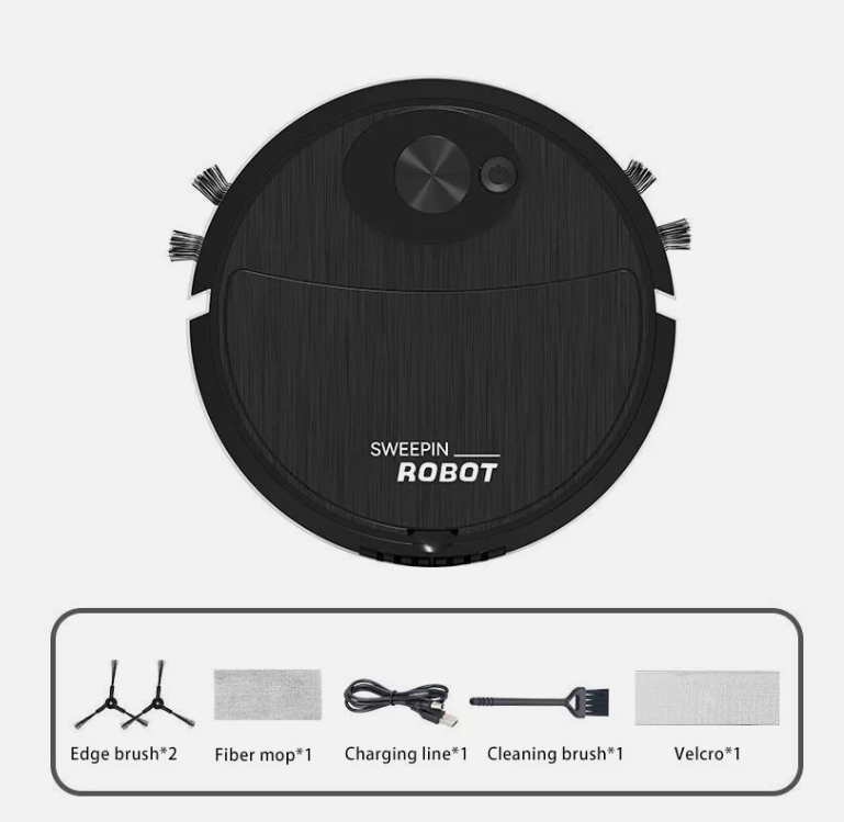 Laser Robot Vacuum Cleaner & Mop - 4000Pa Suction, Precision Mapping, Self-Charging, WiFi/App Control, Smart Navigation - Ideal for Pet Hair & Carpets BRANDED