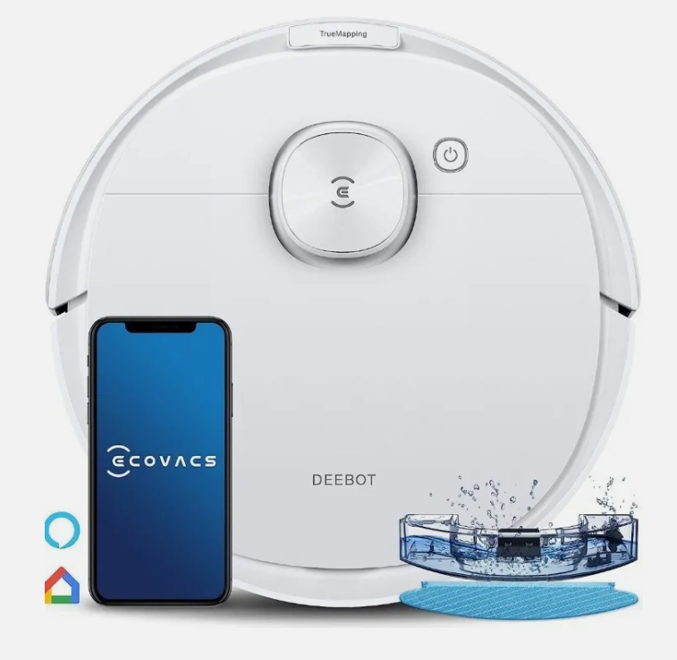 Laser Robot Vacuum Cleaner & Mop - 4000Pa Suction, Precision Mapping, Self-Charging, WiFi/App Control, Smart Navigation - Ideal for Pet Hair & Carpets BRANDED
