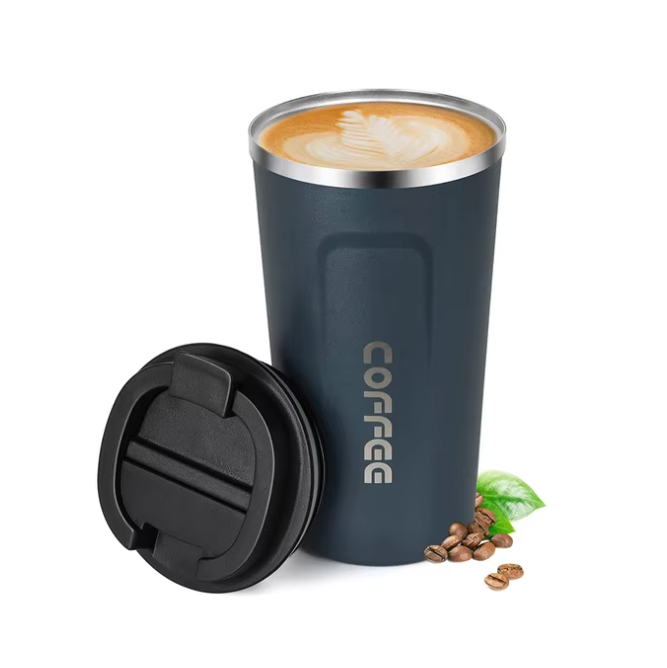 Digital Coffee Mug,Stainless Steel Tea Coffee Mug Thermos Flask Travel Mug, LED Temperature Display Thermal Mug Branded