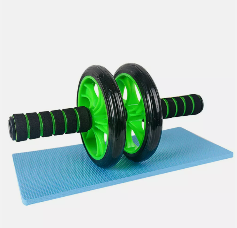 Ab Roller Wheel with Knee Pad Mat | Strengthen Your Core with Precision – Ideal for Abdominal Workouts, Home Gym, and Strength Training BRANDED