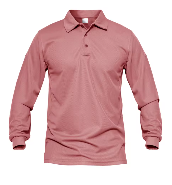 Men’s Long Sleeve Work Polo Shirt – Quick-Dry, Lightweight, Breathable Golf Tee for Outdoor, Office & Summer Wear DynamicDrop Hub