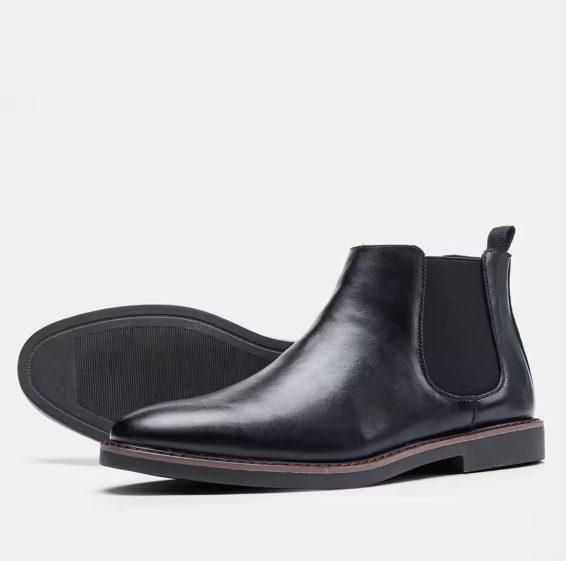 Men’s Chelsea Boots – Stylish Comfortable Leather Ankle Boots, Size 40–46, Classic Fashion Footwear Hecrafted