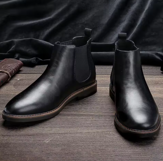 Men’s Chelsea Boots – Stylish Comfortable Leather Ankle Boots, Size 40–46, Classic Fashion Footwear Hecrafted