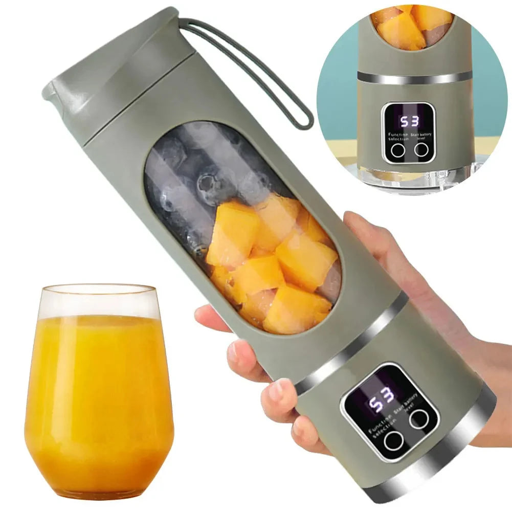 Portable 12-Blade Electric Juicer Cup – The Ultimate On-the-Go Blender