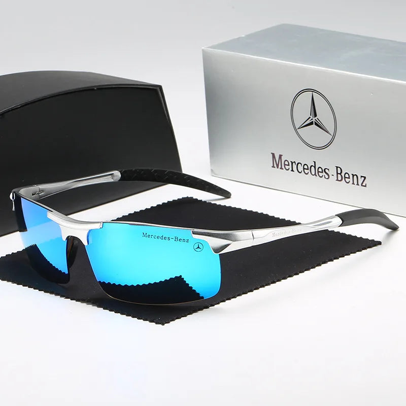 Mercedes-Benz Official Polarized Sunglasses - Premium UV400 Anti-Glare Driving Glasses - Fits A/C/E/V/S Class, GLA/GLC/GLK/GLS, ML/CLA/CLS/SLK, Vito/Sprinter