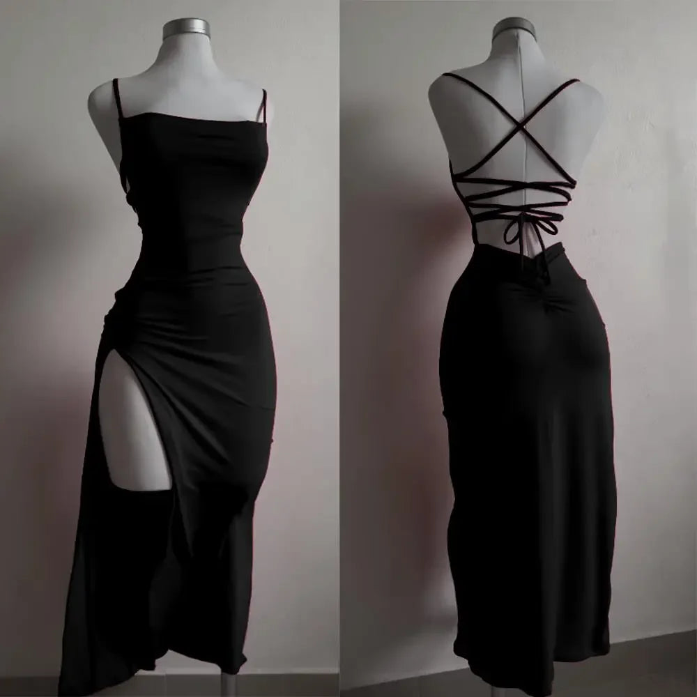 Explosive Summer Halter Strap Bodycon Dress – Spice Girl Vibe High-Sensibility Clubwear