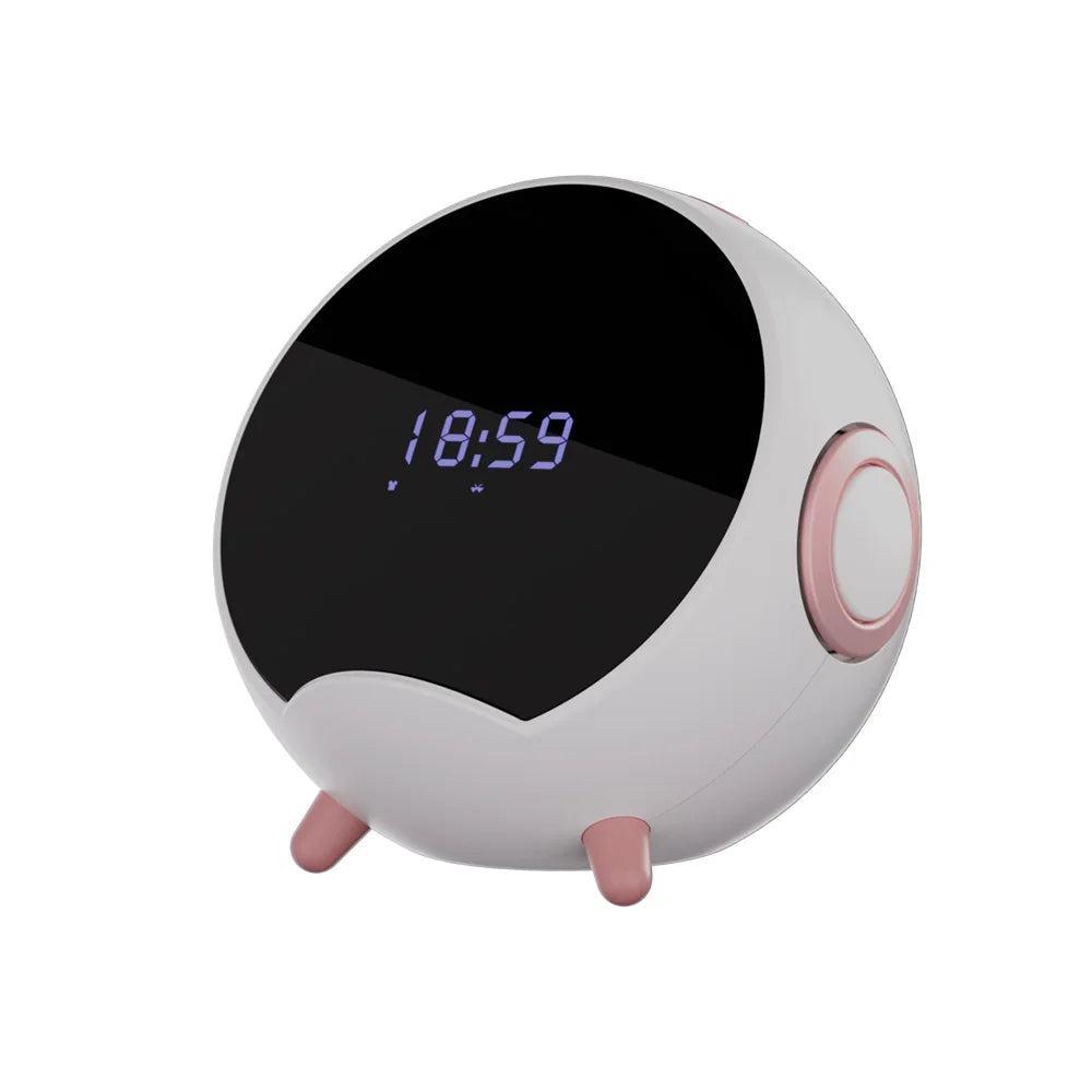 Planet AI Smart Interactive Bluetooth Speaker – Mobile Phone Holder, Wireless Charging, Clock Alarm, TF Card & USB Support