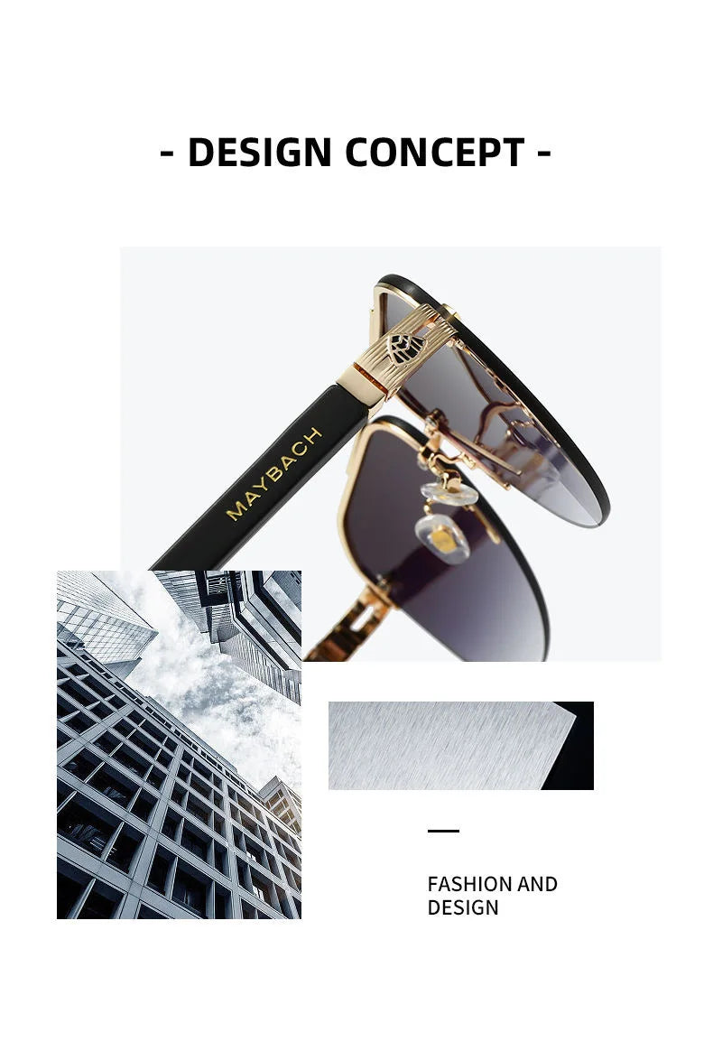 Luxury Fashion Sunglasses for Maybach S-Class S400–S680, GLS480, GLS600 – High-End Leisure Goggles with UV Protection