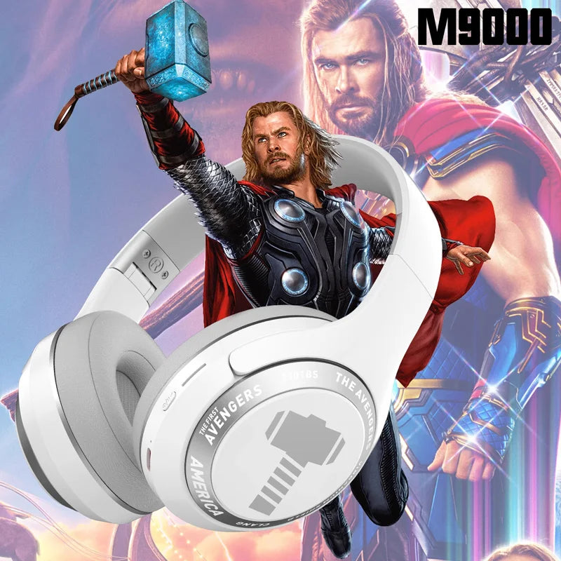 Marvel Spider-Man Bluetooth Over-Ear Wireless Headphones – Foldable Noise-Cancelling Gaming Headset