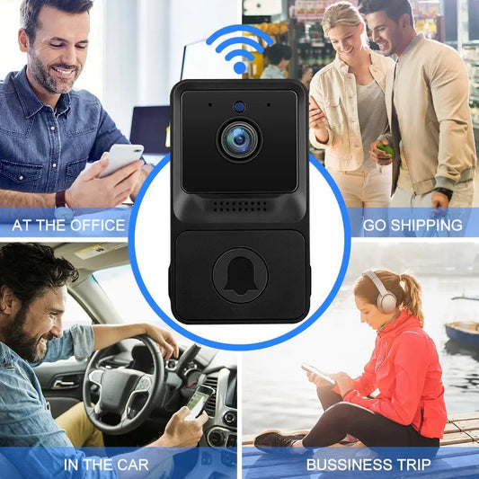 Smart Wireless Wifi Ring Doorbell Security Intercom Video Camera Door Bell - DynamicDrop Hub
