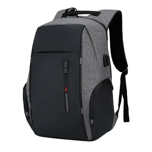 Student and Men Casual Backpack USB Charging Waterproof 15.6 Inch Laptop - DynamicDrop Hub