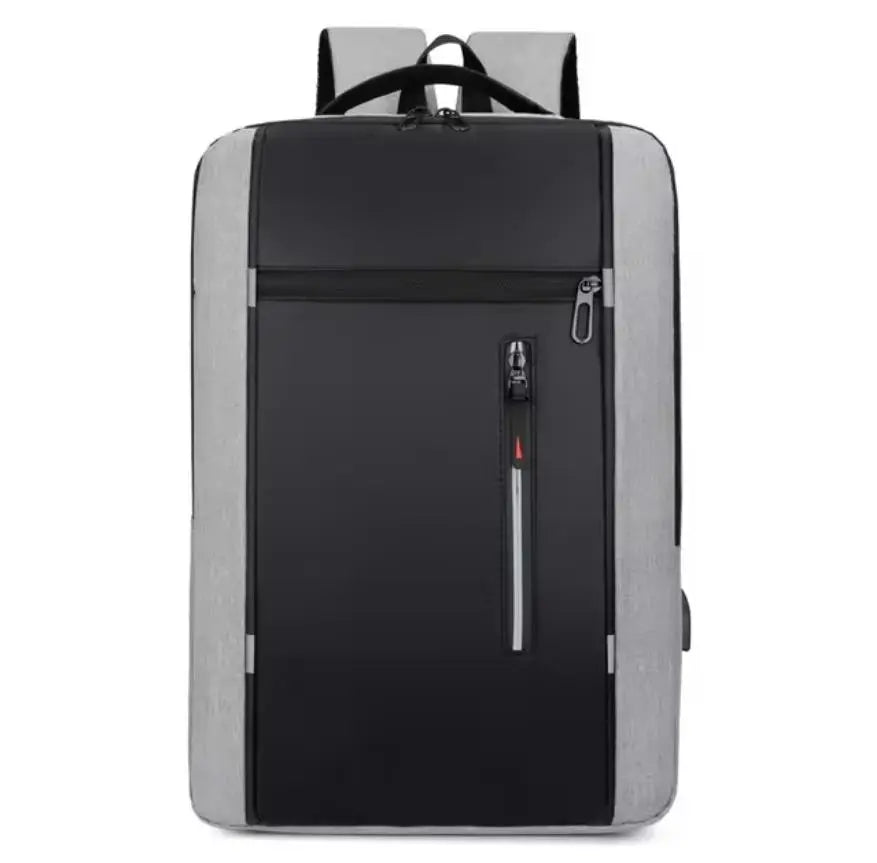 Student and Men Casual Backpack USB Charging Waterproof 15.6 Inch Laptop - DynamicDrop Hub