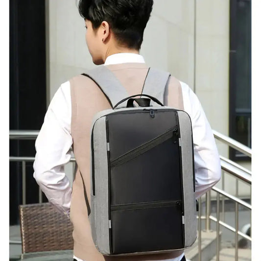Student and Professional Casual Waterproof Backpack - DynamicDrop Hub
