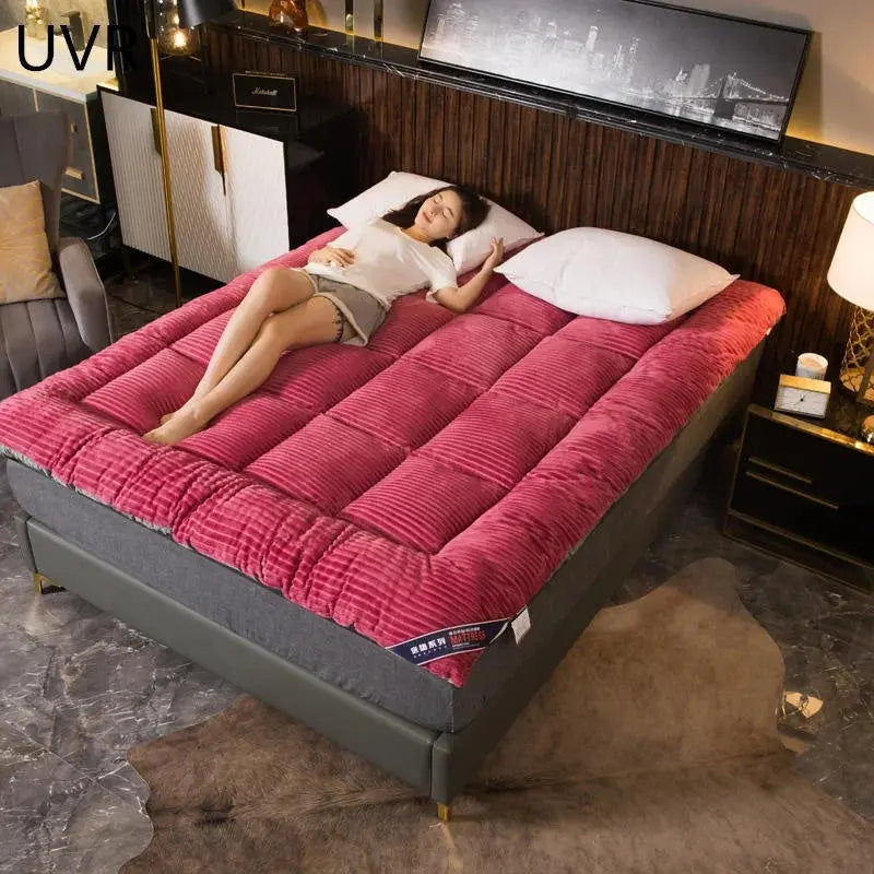 Velvet Mattress Bedroom Furniture Student Tatami Super Soft Cushion Nordic Minimalist Style Mattress 180*200 - DynamicDrop Hub
