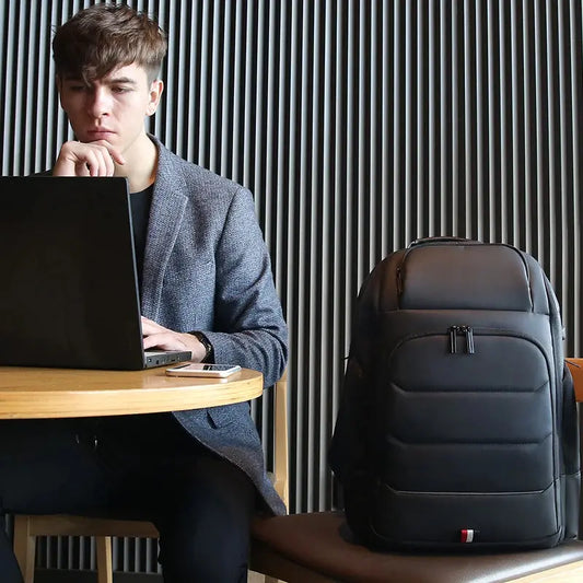 Waterproof Anti-Theft Backpack with USB Charging High-Capacity Travel & School Bag Fits 15.6-Inch Laptop - DynamicDrop Hub