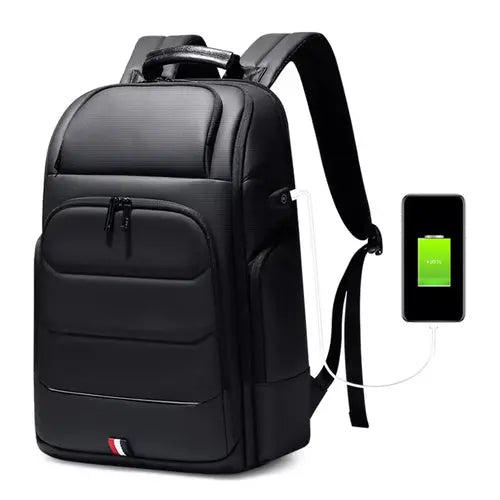 Waterproof Anti-Theft Backpack with USB Charging High-Capacity Travel & School Bag Fits 15.6-Inch Laptop - DynamicDrop Hub