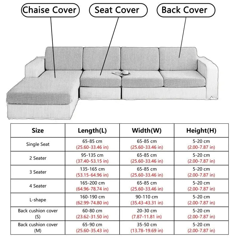 Waterproof Sofa Cover with High Elasticity - Protects Against Dirt and Pet Scratches - DynamicDrop Hub