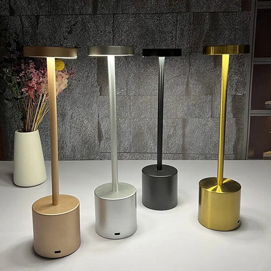 Wireless Retro Table Lamp – USB Rechargeable, Cordless Night Light - DynamicDrop Hub