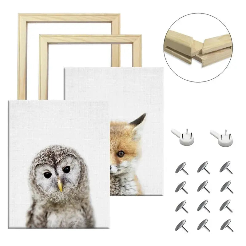 Wooden Frames DIY Wall Art, Canvas Posters and Paintings - DynamicDrop Hub