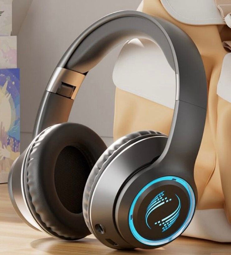 Wireless Bluetooth Headphones - Over-Ear Noise Cancelling Earphones (Bluetooth 5.3)