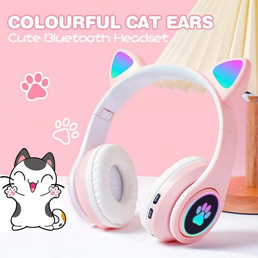 Wireless Bluetooth 5.0 Headphones with Noise Cancelling Over-Ear Earphones