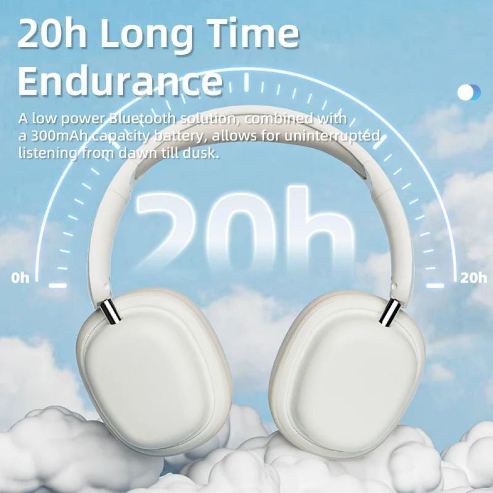 Wireless Bluetooth Headphones with Noise Cancelling Over-Ear Earphones Headset