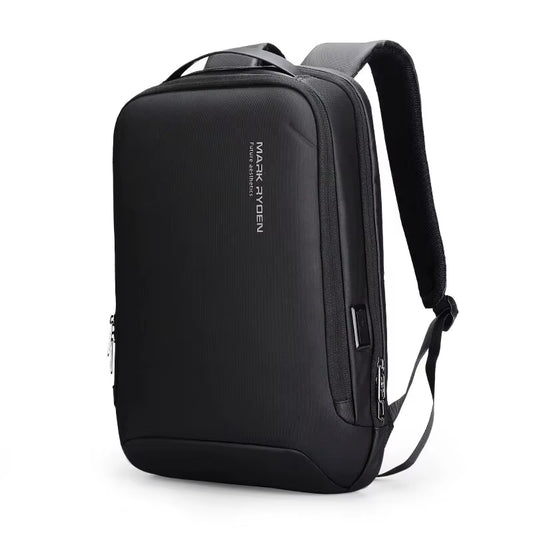 MARK RYDEN Slim Laptop Backpack for Men Business Minimalist Backpack YKK Zipper Scratch Resistant with USB