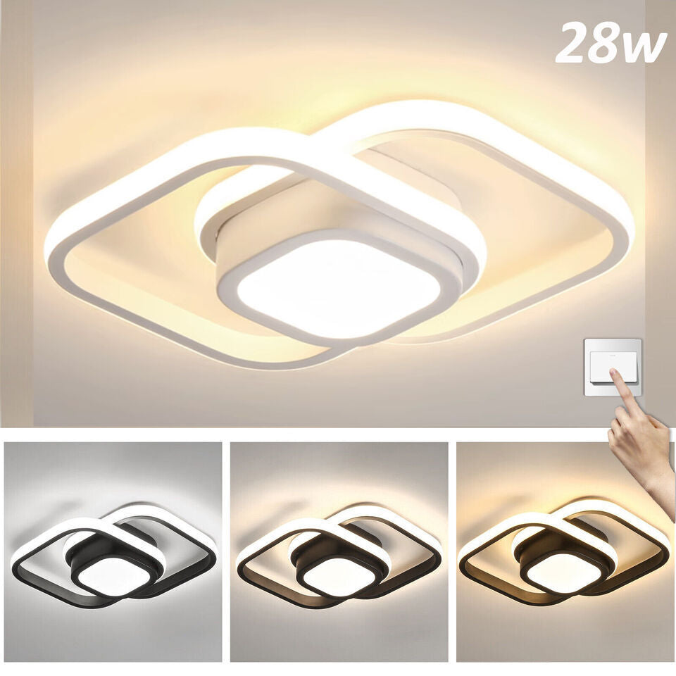 Modern LED Lamp Ceiling Light Chandelier Living Room Bedroom Pendant Wall Lights