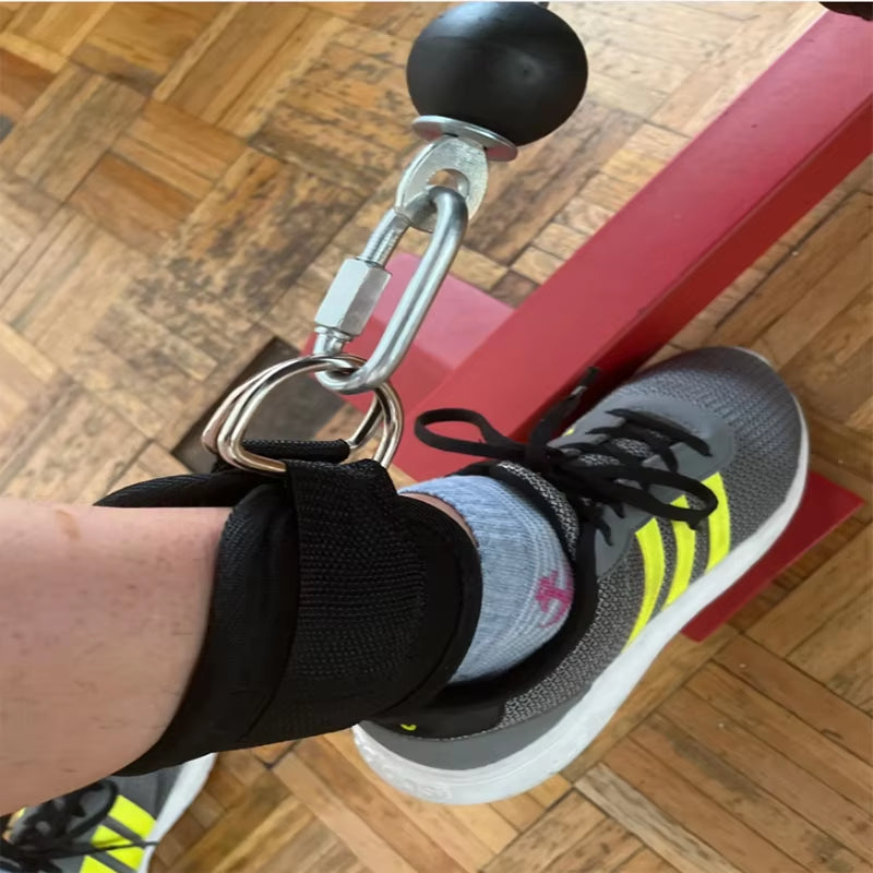 Ankle Strap Resistance Bands – Elastic Fitness Training Equipment for Yoga, Pilates, CrossFit, and Gym Workouts