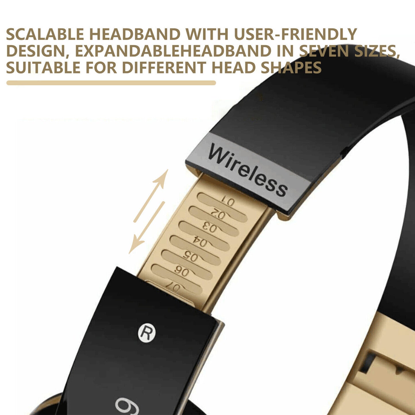 New Wireless Bluetooth Headphones Over-Ear Noise Canceling All Devices